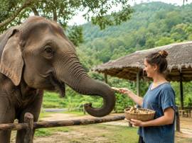 Знакомство со слонами Phuket Elephant Care на Пхук
