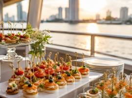 Canapés für eine private Veranstaltung auf Bangkok